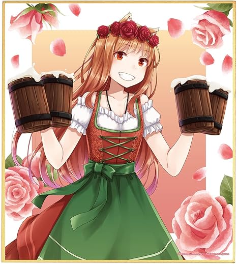 Amazon 狼と香辛料 文倉十先生 描き下ろしイラスト ホロ ディアンドルver 色紙 アニメ 萌えグッズ 通販 Amazon 狼と香辛料 文倉十先生 描き下ろしイラスト ホロ ディアンドルver 色紙 アニメ 萌えグッズ 通販