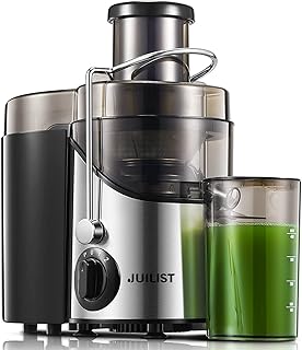 Juicer Machines, Juilist 3" Wide Mouth Juicer Extractor Max Power 800W, for Vegetable and Fruit with 3-Speed Setting, 400W Motor, Easy to Clean, BPA Free