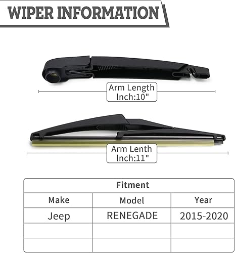 Vista 223 de Juego de tuercas de repuesto para limpiaparabrisas trasero para Jaguar F-PACE 2017-2022, conjunto de accesorios de cubierta del limpiaparabrisas