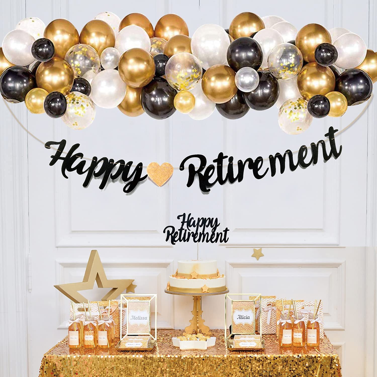 Buy Hombae Retirement Decorations for Women or Men, Happy Retirement