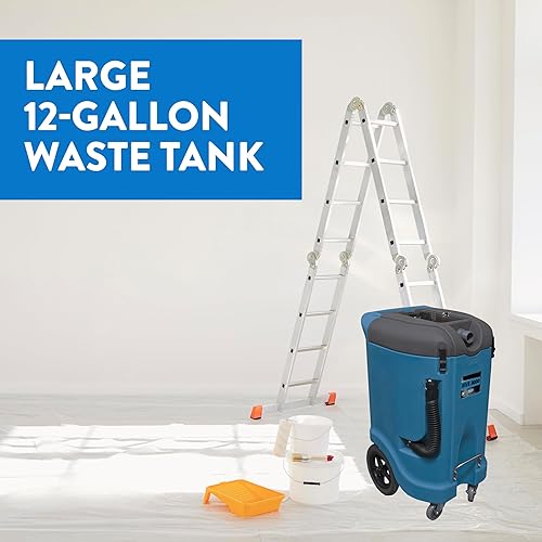 Miniatura 2 de Dri-Eaz HVE 3000 Bomba de inundación portátil con bombeo automático y tanque de 12 galones, extractor de agua (F479), aspiradora de agua para