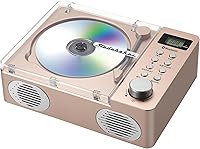 Vista 1 de Studebaker SB3720 Portable Stereo Bluetooth CD Player with MP3 Playback, FM Radio, USB, and Built-in Rechargeable Battery (Rose Gold)