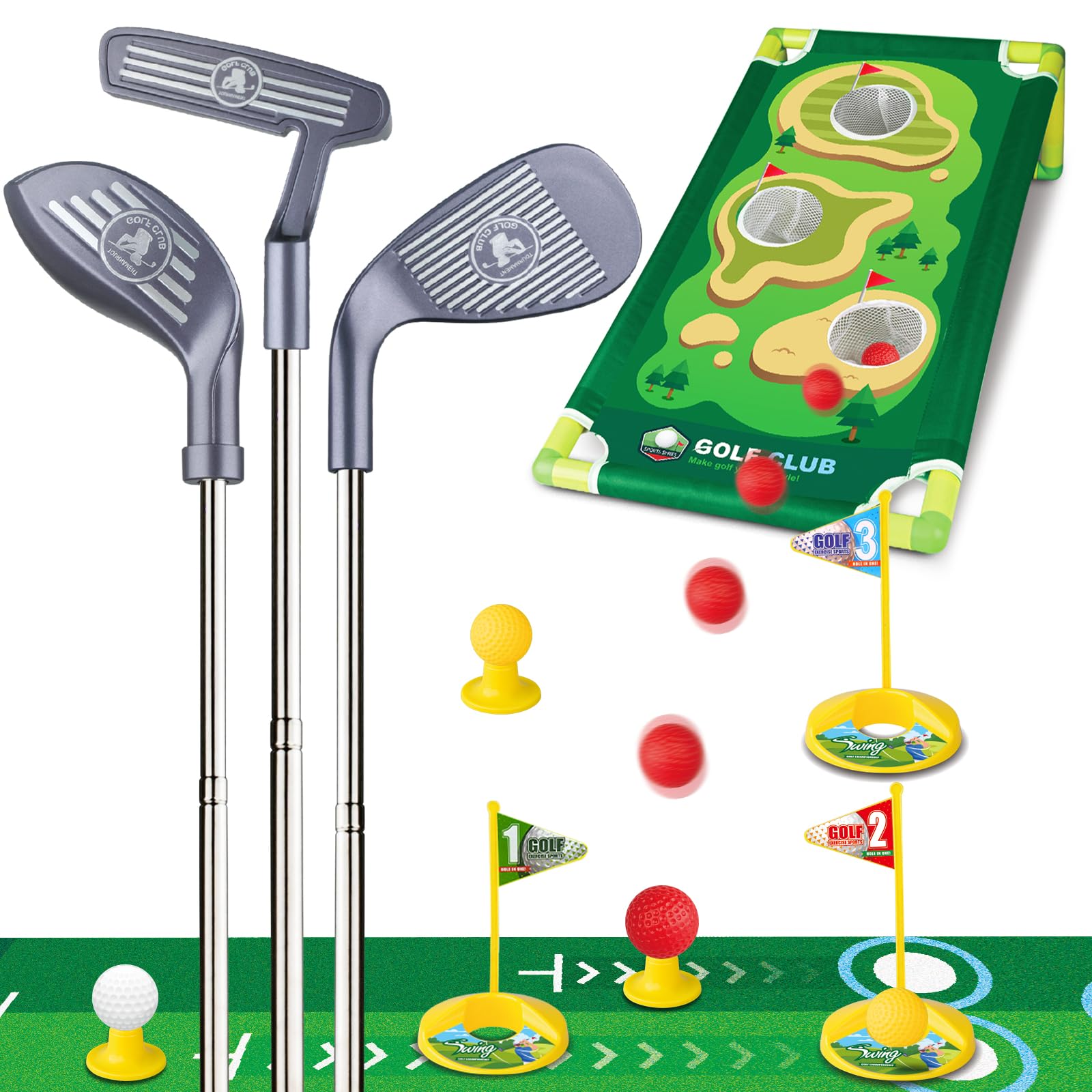 Liberry Kids Golf Club Set for 3 4 5 6 Years Old Boys Girls