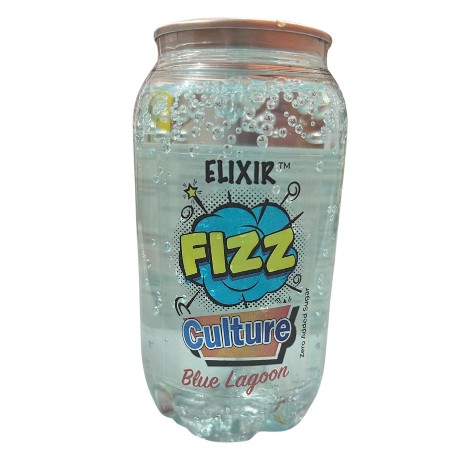 Elixir Fizz Culture Blue Lagoon Flavoured Water | Cool & Refreshing Citrus Hydration Drink | Carbonated Ready to Drink Beverage | 350ml | Pack Of 2-image-16