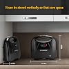 Sandwichera Aigostar con superficie de rejilla profunda antiadherente para huevo, jamón, bistecs, parrilla eléctrica compacta, negra, certificada ETL, Roy 8