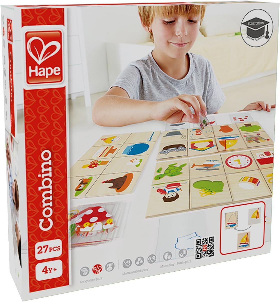 Hape HAP-E6313 Home Education Combino Game