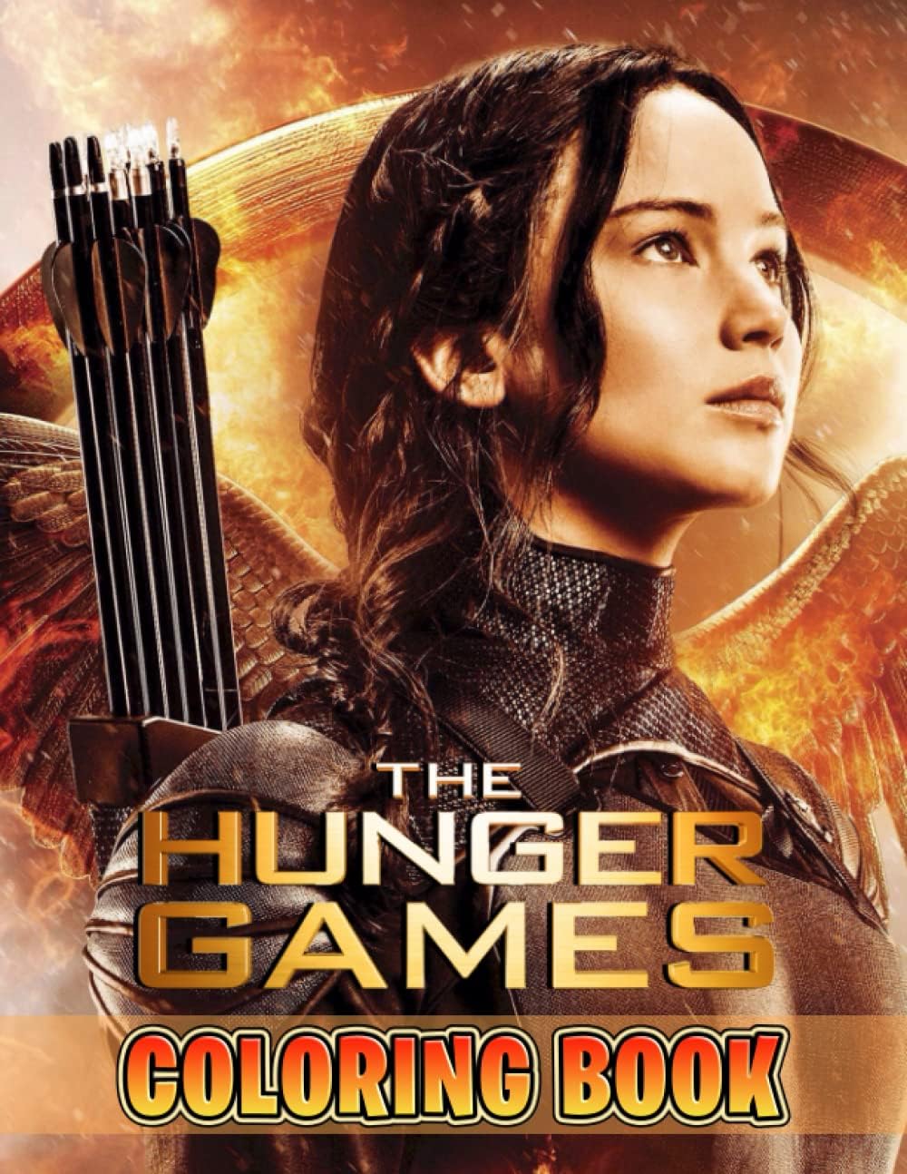Hunger Games Coloring Book: Interesting coloring book suitable for all ages, helping to reduce stress after studying, working tiring.– 50+ GIANT Great Pages with Premium Quality Images.