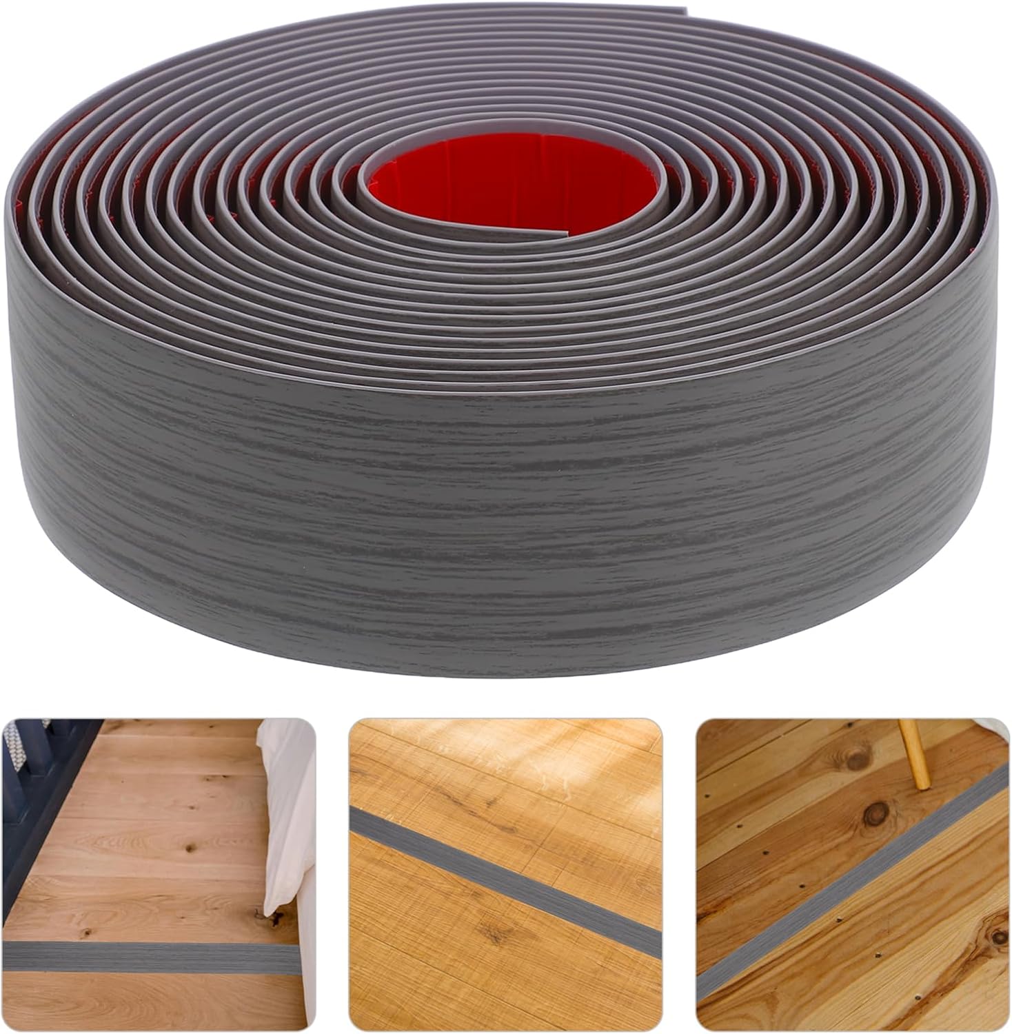 Self-Adhesive Floor Transition Strip Grain Doorway Reducer for Easy Installation and Aesthetic Floor Edging