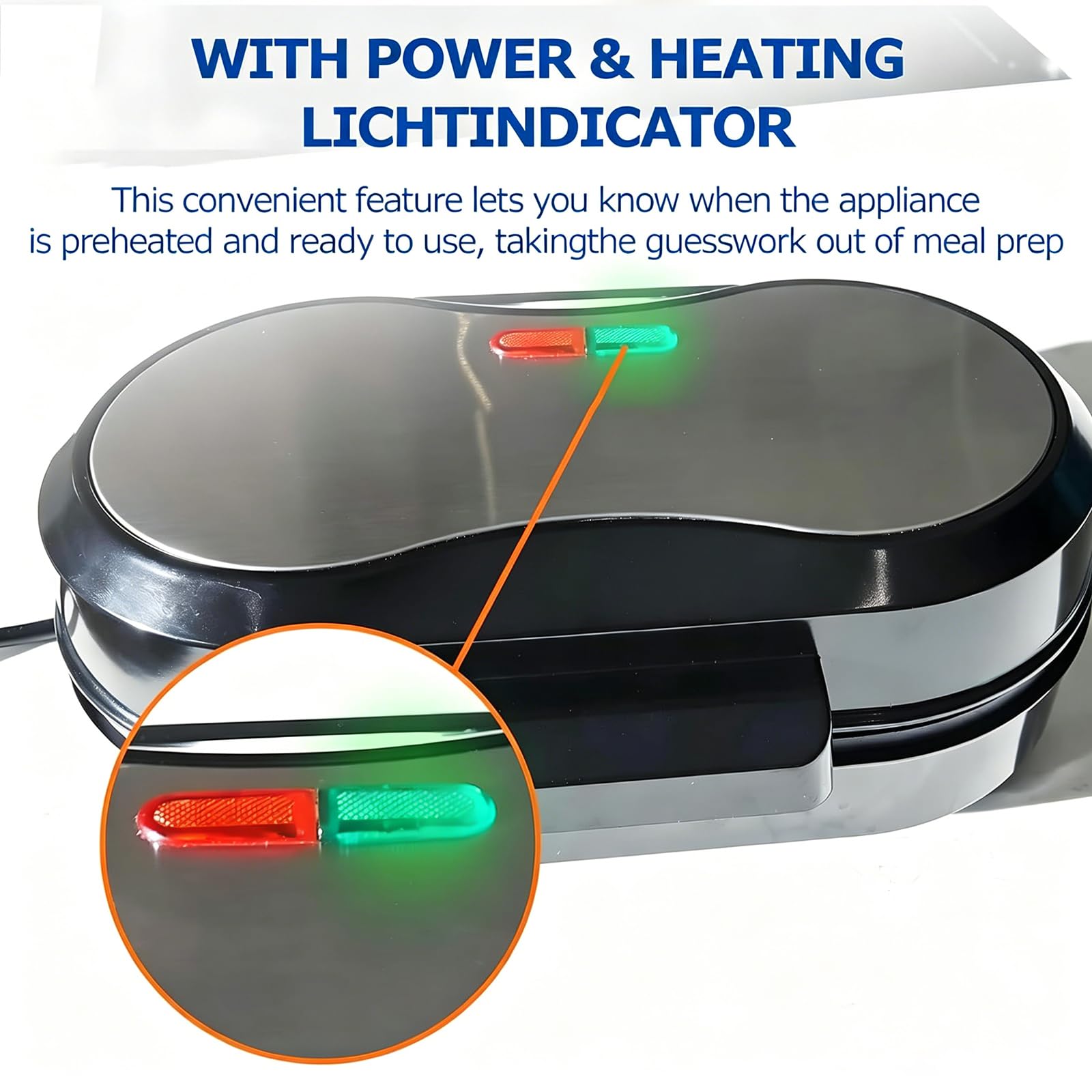 Máquina Para Tortillas De Desayuno, Máquina Antiadherente Para Doble Huevo Y Hamburguesas & Crepera Eléctrica, Gofrera Multifuncional Con Placas De Cocción Profundas Para Huevos Fritos, Hamburguesas