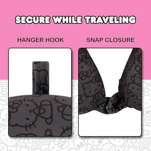 Miniatura 4 de FUL Hello Kitty - Almohada para el cuello, de espuma viscoelástica con estampado completo, accesorios de viaje para avión, automóvil y oficina,