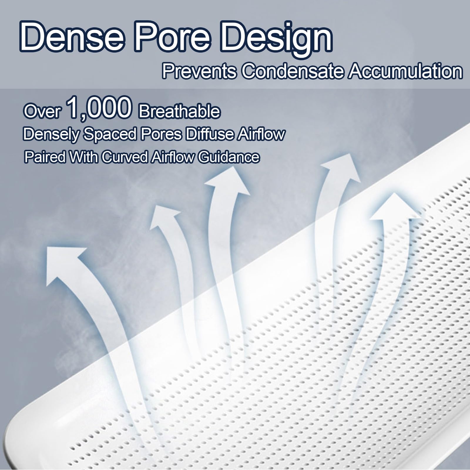 Deflettore Condizionatore, 90x16cm PP Installazione a Gancio, Doppia Curva Flusso Aria per Split a Parete