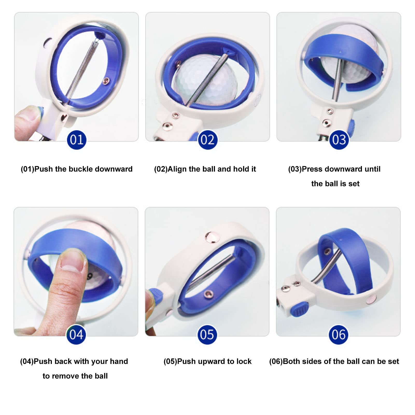 Golf Ball Retriever, 80,71/15,75 Pollici in Acciaio Inox Telescopico Palla Picker 8 sezioni Pallina da Golf Grabber Golf Pick Up Accessori per Gli Uomini