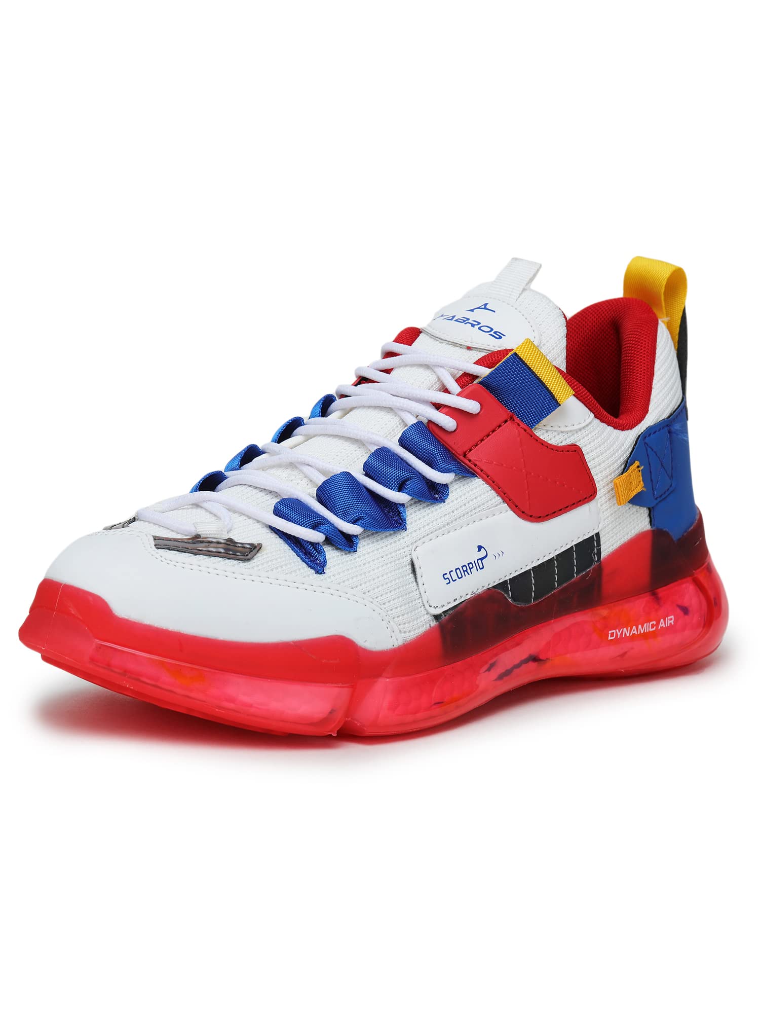 ABROS Mens Scorpio-O ASSG1127O Sports Shoes_White/Red_8UK (B0BHZNDD2S) Amazon Price History, Amazon Price Tracker