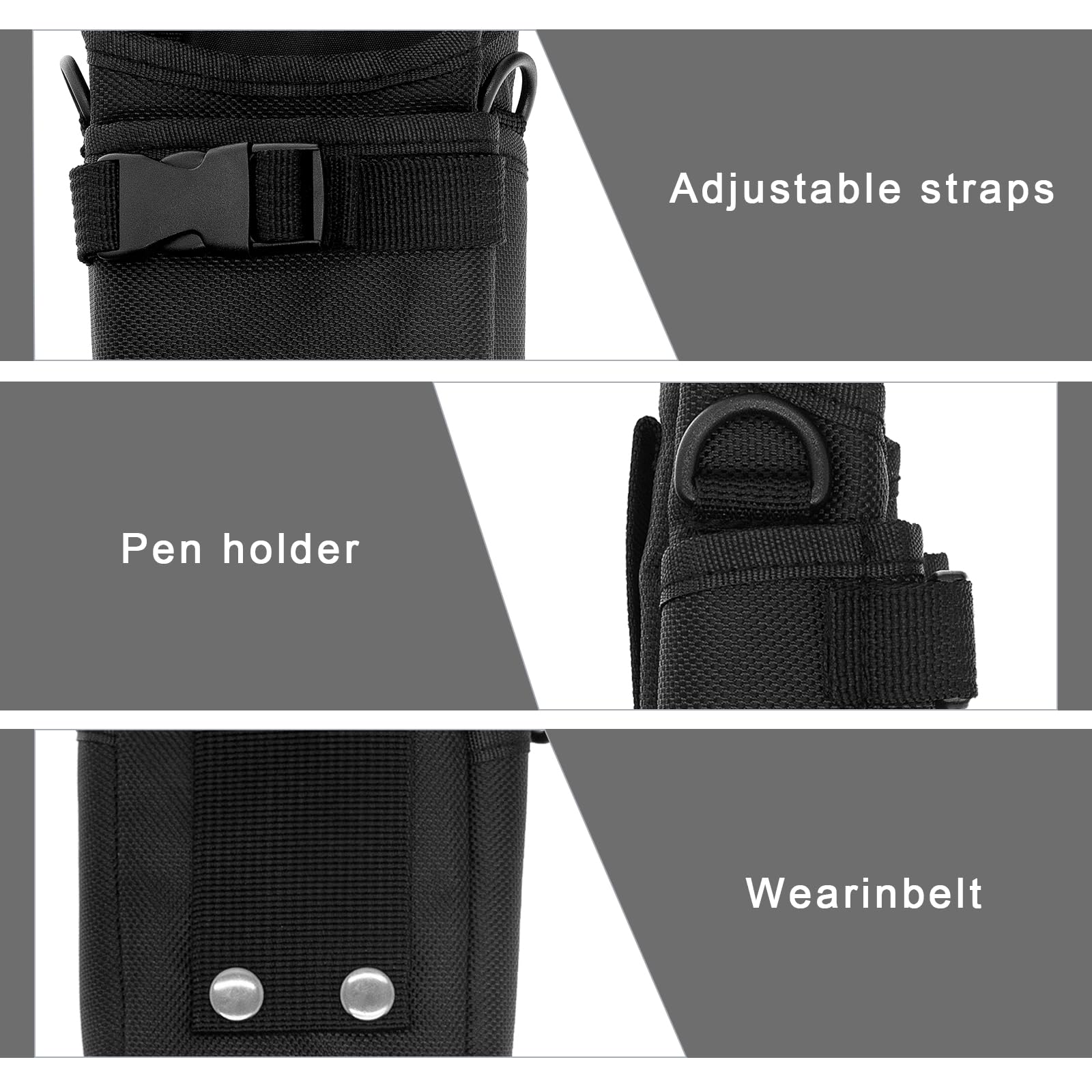 Funda de nailon para escáner con clip de cinturón resistente para Symbol Zebra TC53 TC70 TC77 Honeywell EDA50 70E escáner de código de barras portátil