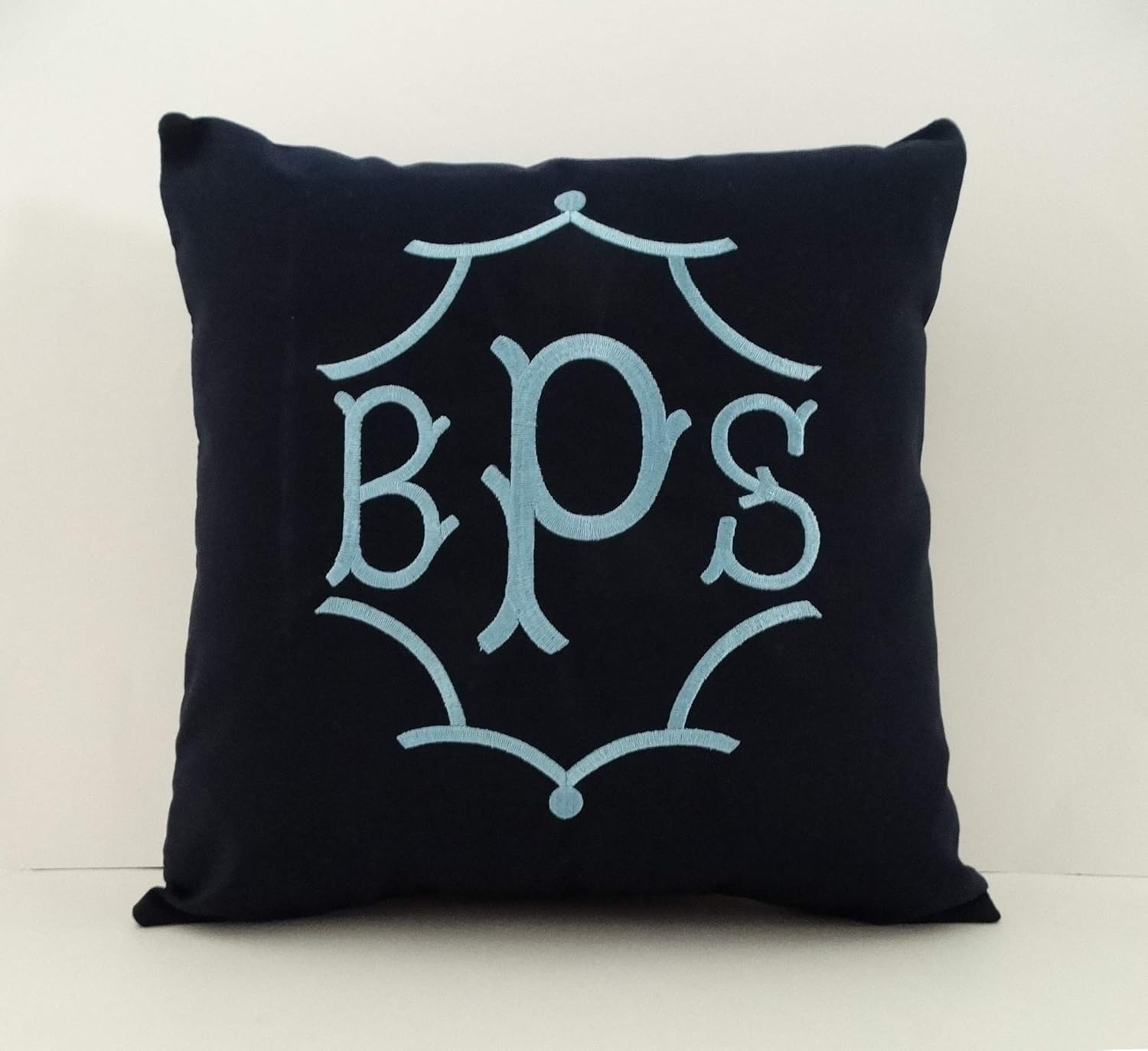 Chinoiserie Pillow Cover Monogrammed Pillow Sunbrella