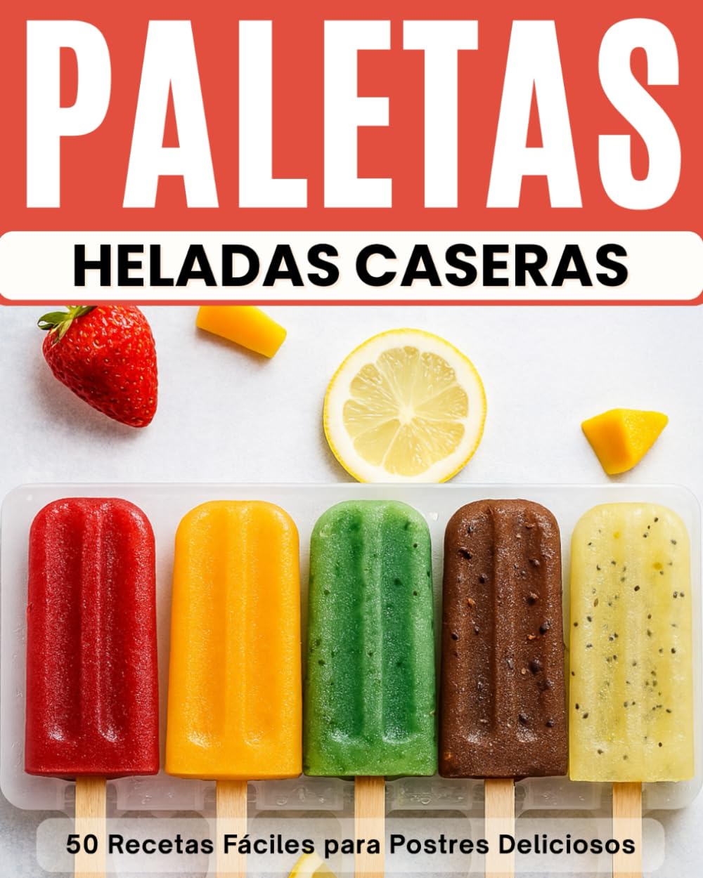 Paletas Heladas Caseras: 50 Recetas Fáciles para Postres Deliciosos: Guía Completa para Crear Paletas Heladas Perfectas para Eventos y Cumpleaños