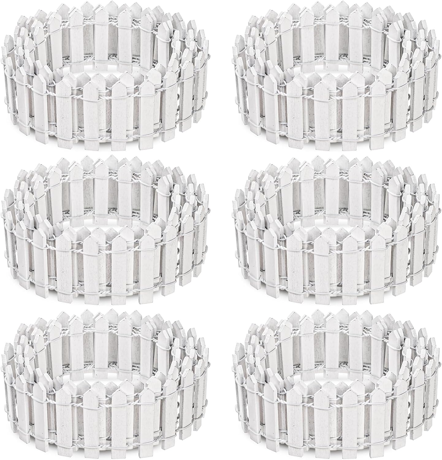Elsjoy Miniature Fairy Garden Fence Review: 210" White Picket Fences for Fairy Gardens & Succulents