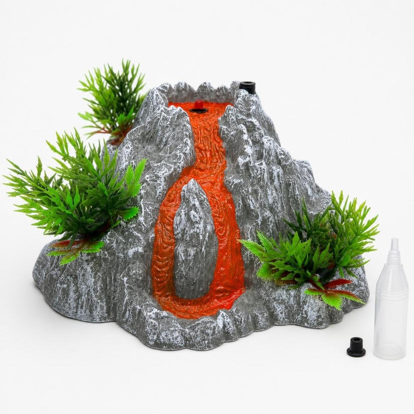 Mountain Model Model with Water Dispenser Mist-Spraying | Mountain Model with Water Dispenser Mist-Spraying Ornament Light-up Volcanic for Students Teachers Classroom Playroom ABS-image-10