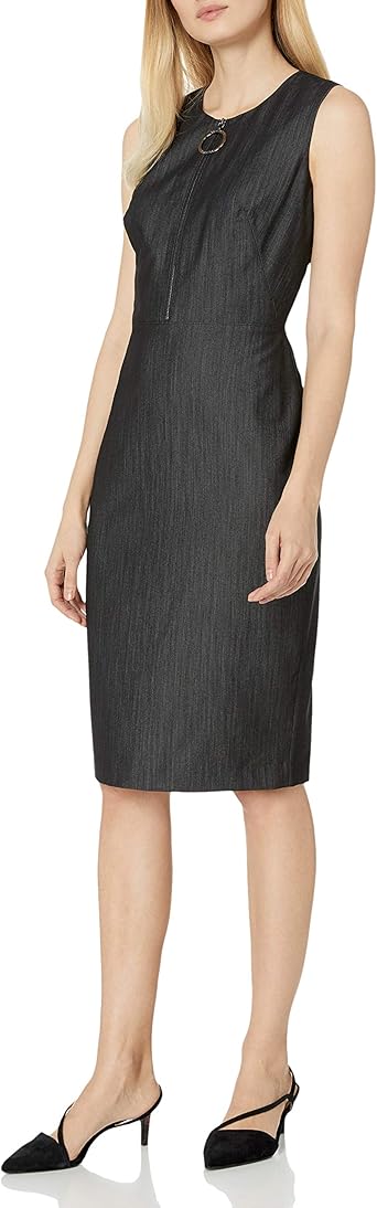 calvin klein gray dress