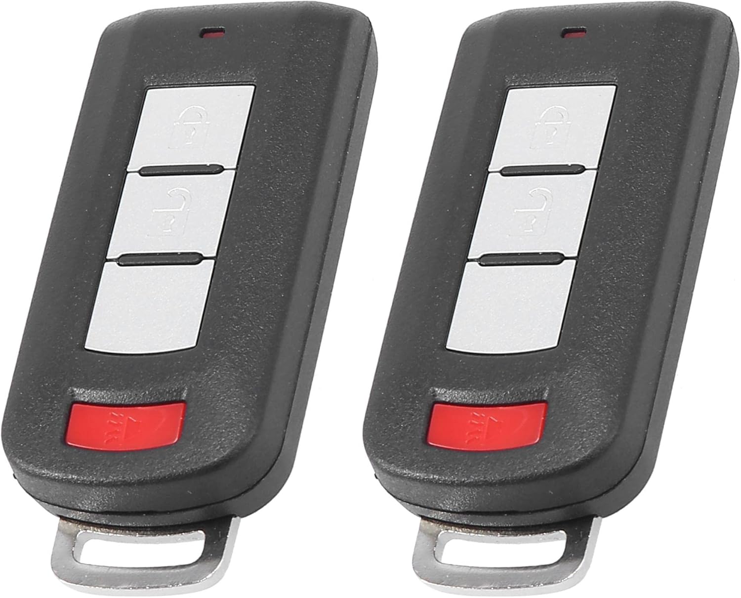 X AUTOHAUX 2pcs Replacement 3 Button Keyless Entry Remote Car Key Fob 315Mhz OUC644M-KEY-N ID46 Chip for Mitsubishi Outlander 2008-2020