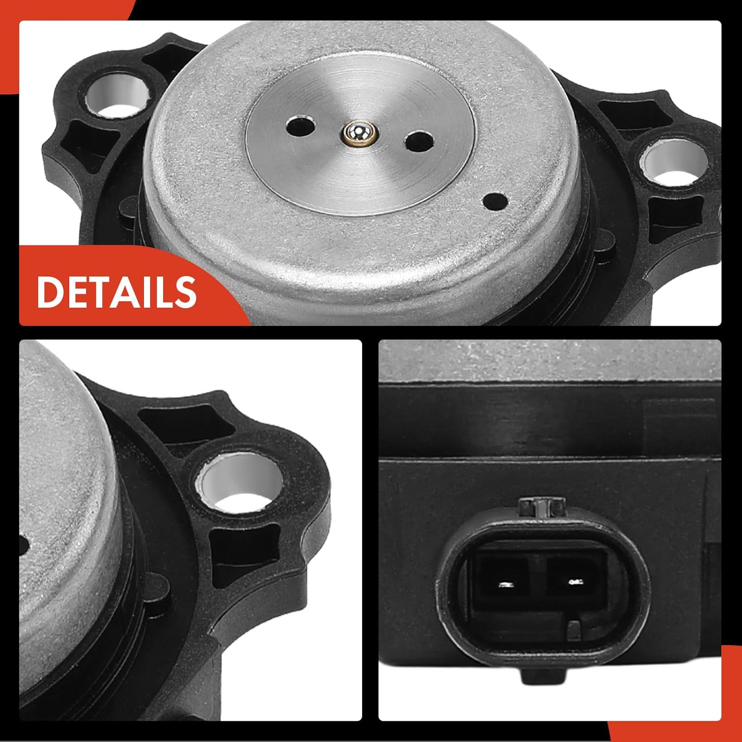 A-Premium 2-PC Intake & Exhaust Engine Variable Valve Timing (VVT) Solenoid Compatible with Mercedes-Benz C300, C350, C350e, C400, C43 C450 C63 E43 AMG, C63 AMG S, E300, E350, E400