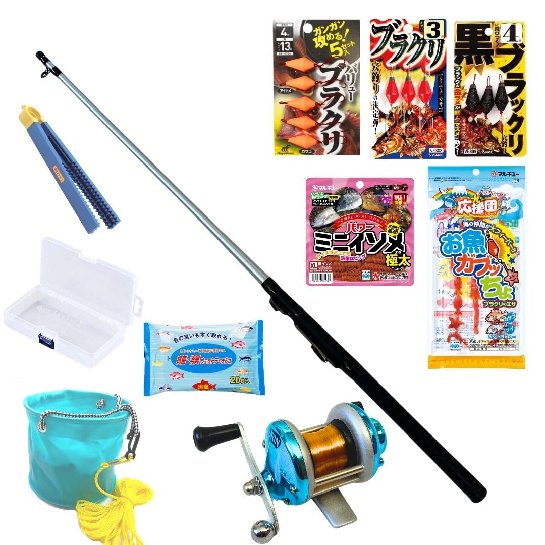 Amazon | つり具TEN お手軽釣り 穴釣り入門オールインワンセット（穴
