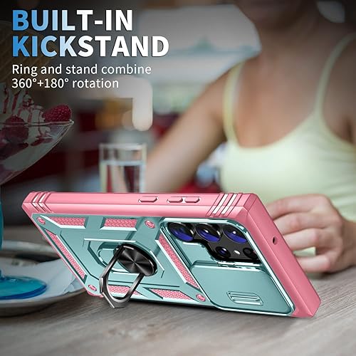 Miniatura 3 de Funda protectora para Galaxy S23 Ultra de 6.8 pulgadas, resistente a los impactos, con función atril para Samsung Galaxy S23 Ultra de 6.8 pulgadas