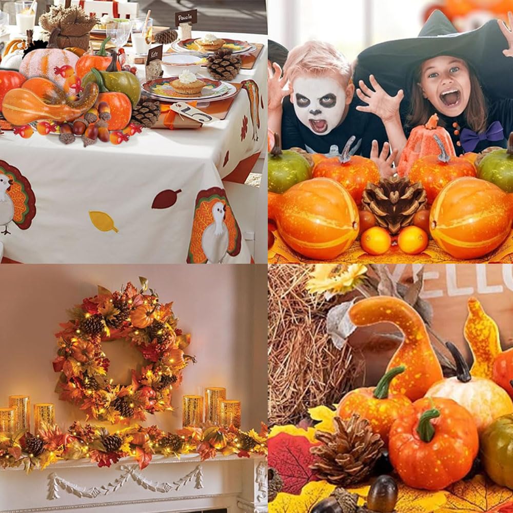 Armastuse Set Di Decorazioni Per Il Ringraziamento,zucca Raccolta