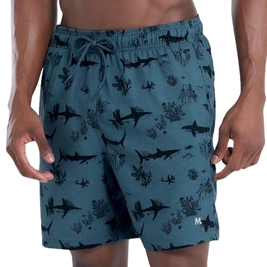 Short Praia Masculino Mash Bermuda Dryfit Elastano Tubarão