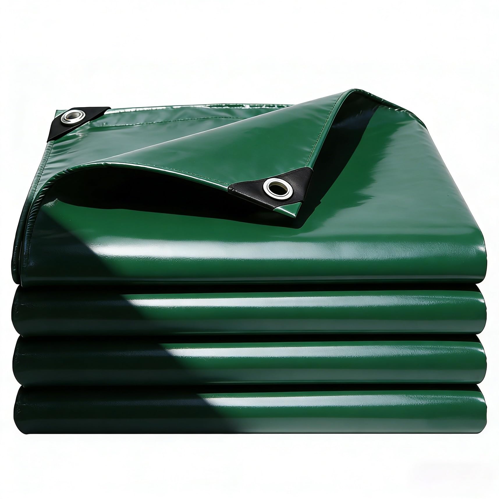 Lona de protección verde de 130 x 140 cm impermeable para cubrir muebles de jardín contra la lluvia