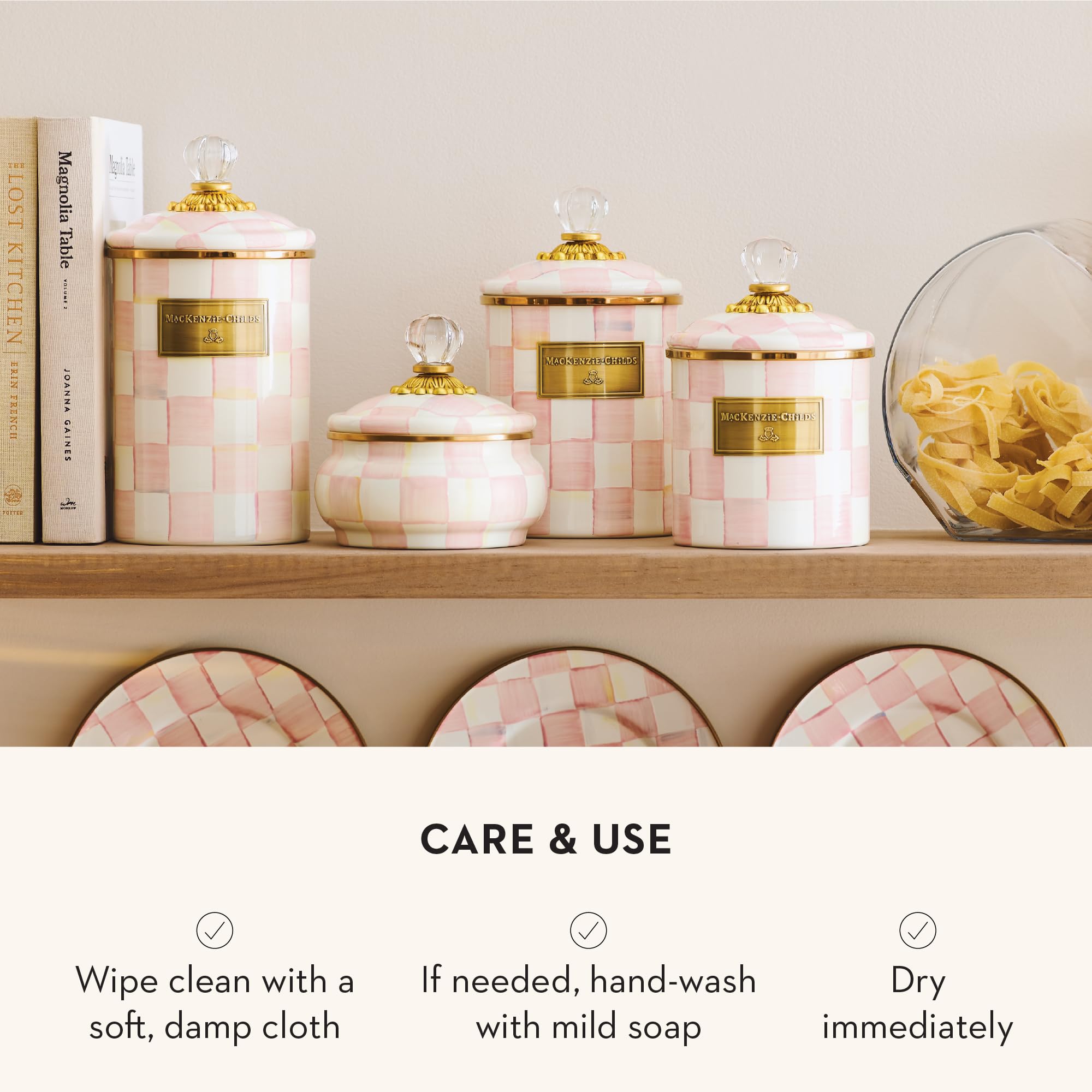 Amazon｜MACKENZIE-CHILDS エナメルキャニスターセット、S (40