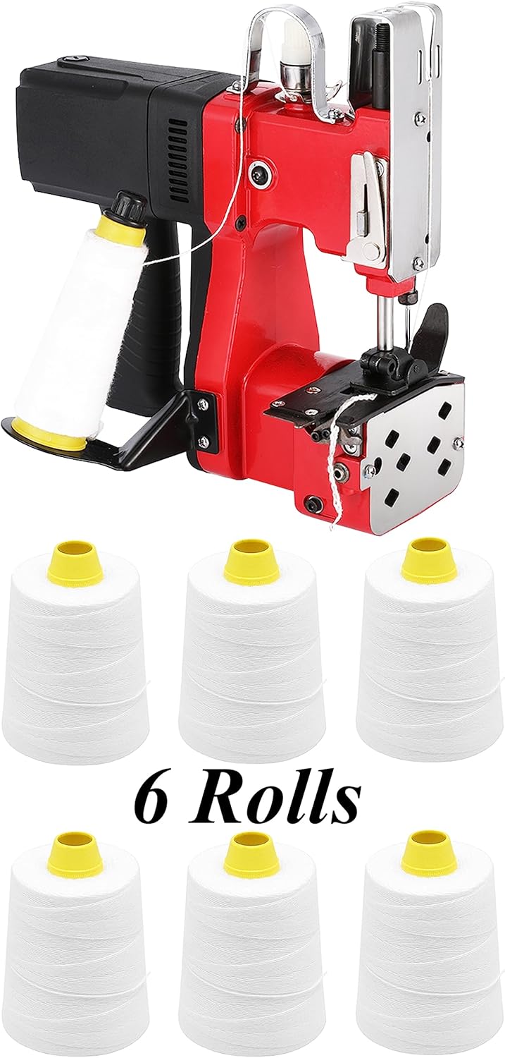 Hanchen Bag Sewing Machine with 6 Rolls Sewing Thread