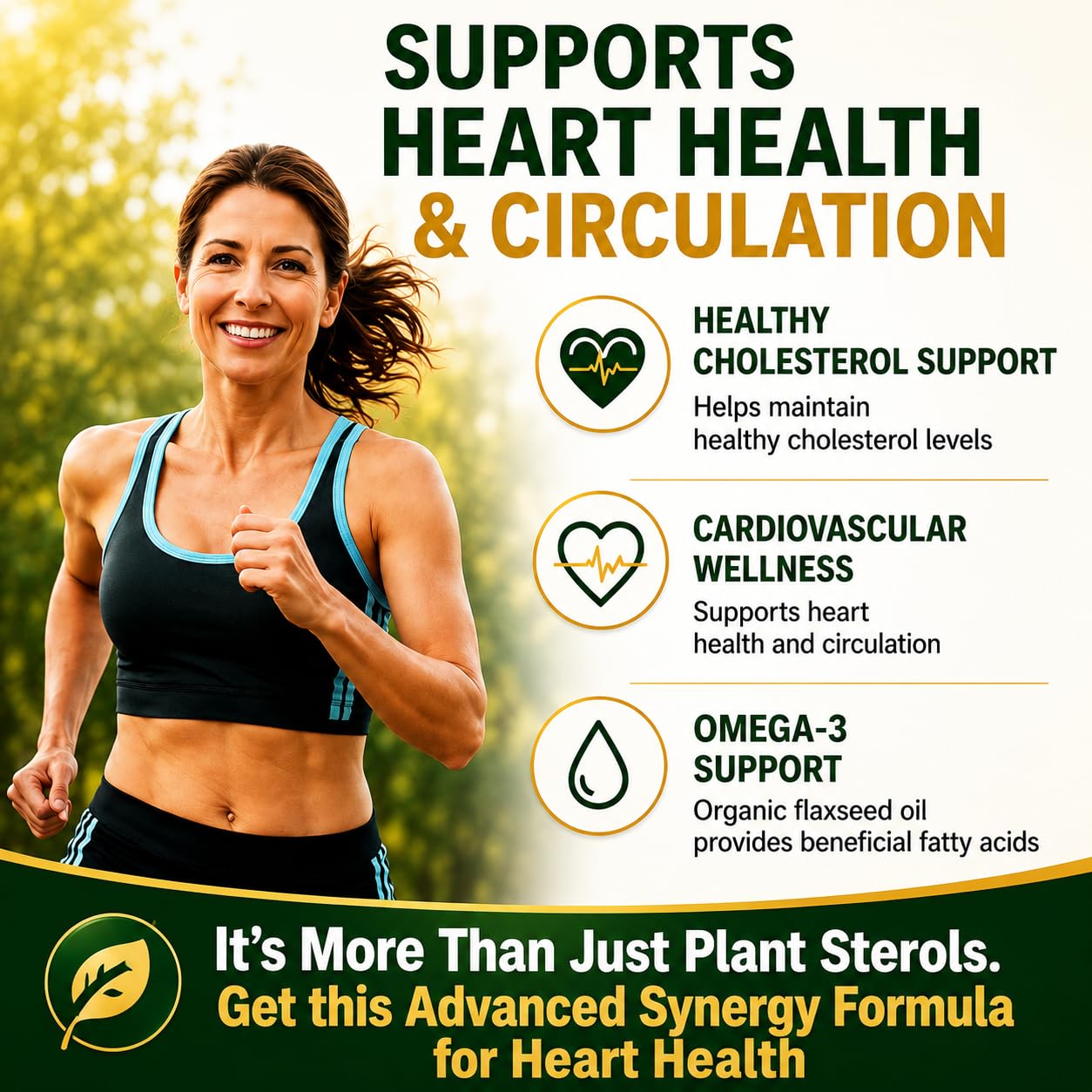 NEW ROOTS HERBAL Plant Sterols and Sterolins Supplement with Organic Flaxseed | Stanols or Phytosterols for Cholesterol Support with Source of Omega-3s (120 Softgels) — Amazon image 11