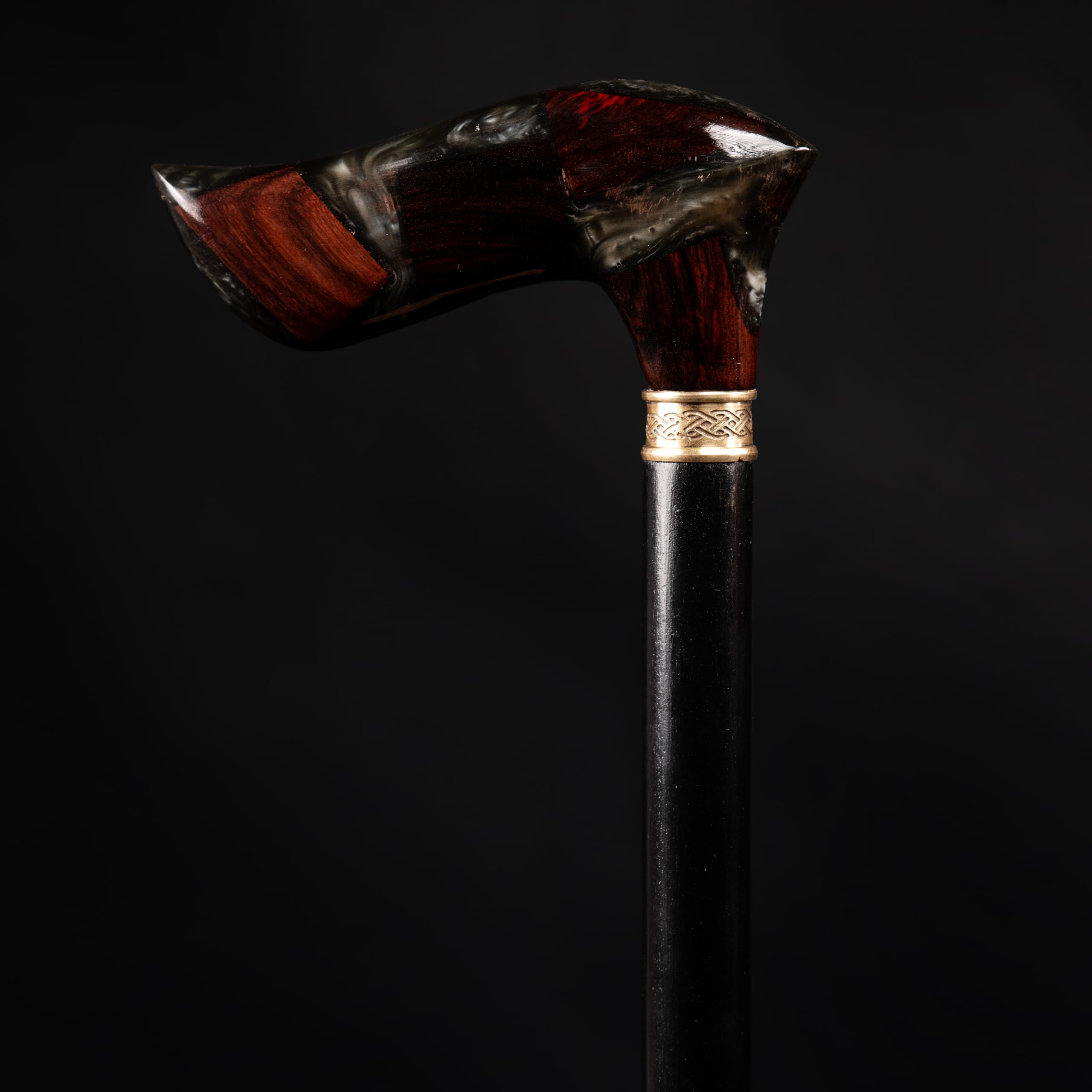 Bastón de madera de rosa hecho a mano para hombres y mujeres, bastones de madera de rosa para personas mayores, bastones hechos a mano