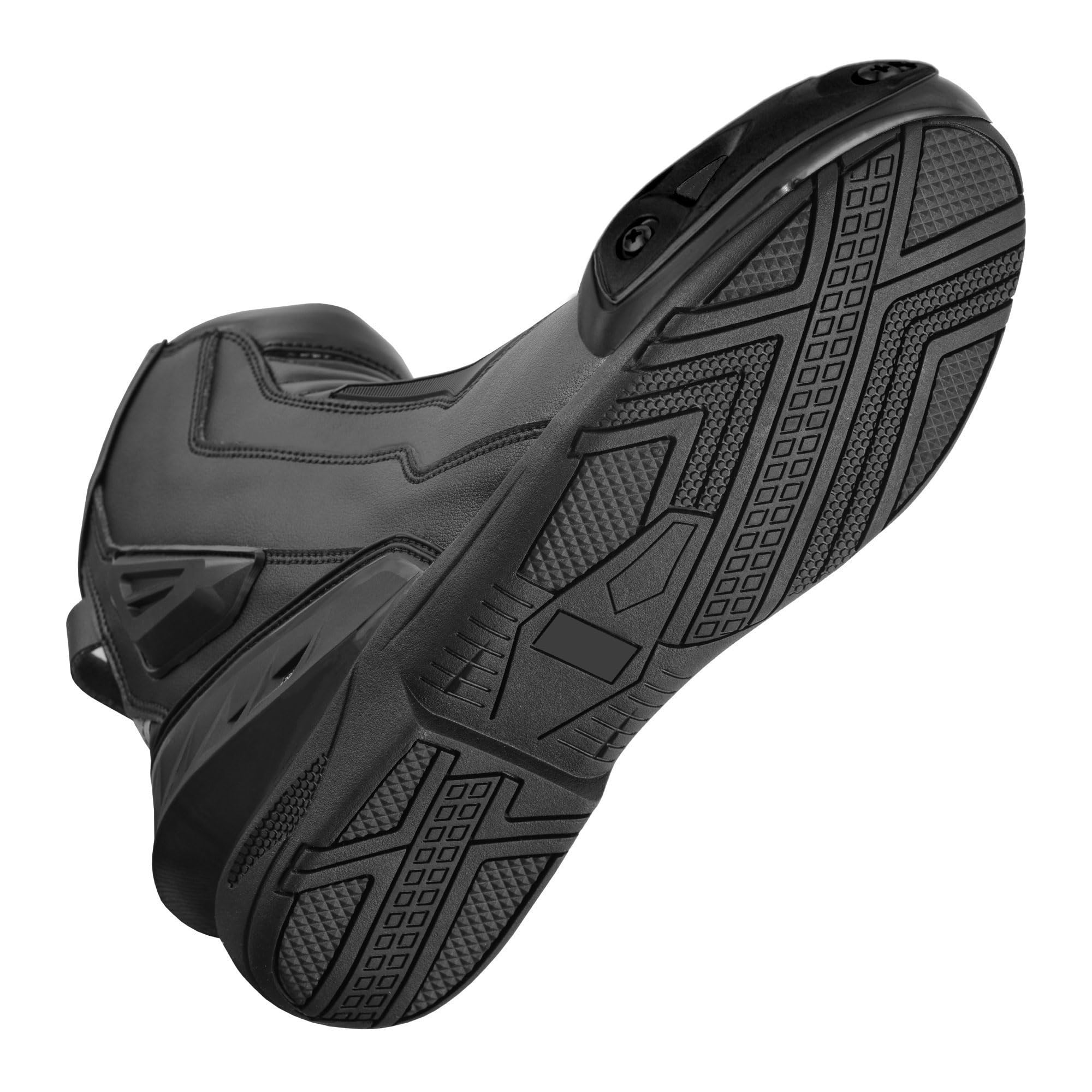Chaussures de moto en cuir pour homme, bottes de protection antidérapantes avec support de cheville, approuvé CE