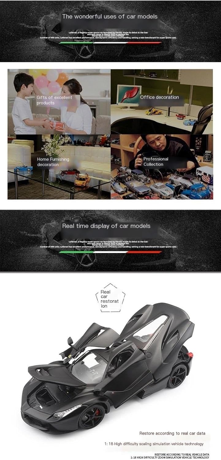 1:18 Simulation Alloy Racing Car Model Red(Red54)