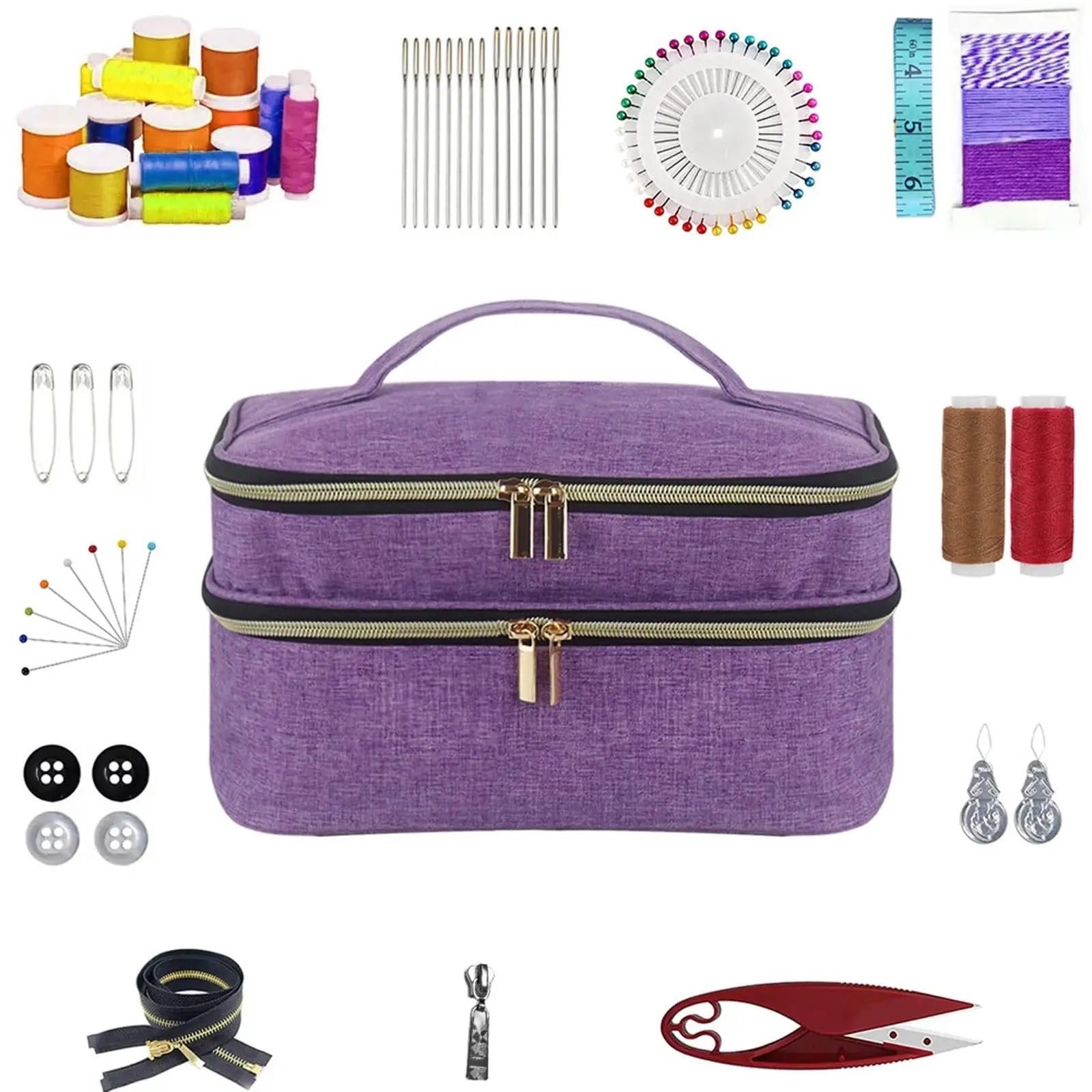 Organizzatore di archiviazione for cucito Forniture filo da ricamo Cestino for for bottoni