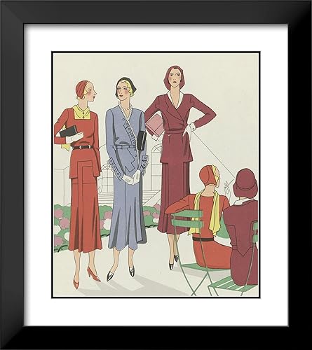 Miniatura 2 de ArtDirect Anonymous 15x17 Black Modern Frame and Double Matted Museum Art Print Titled - Art - Taste - Beauty, P. 20 (1931)