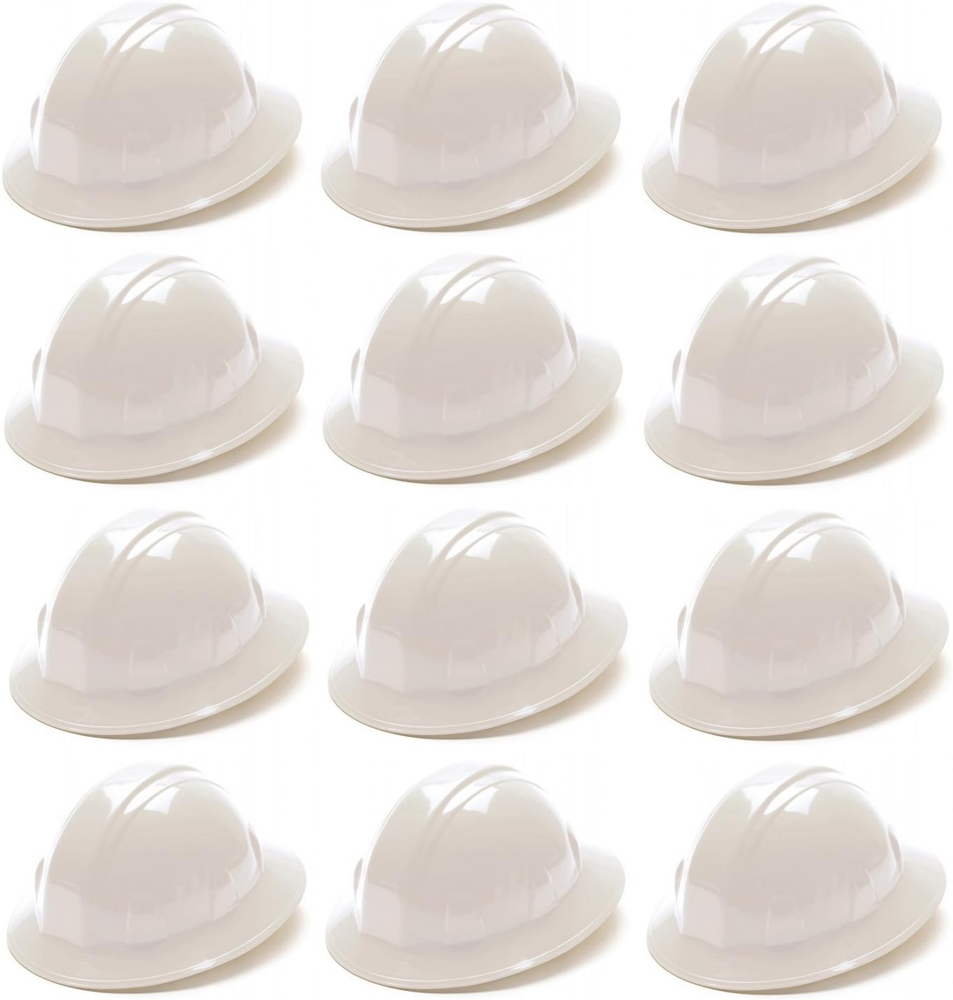 Pyramex HP24110 Full Brim Hard Hat 4-Point Ratchet Suspension