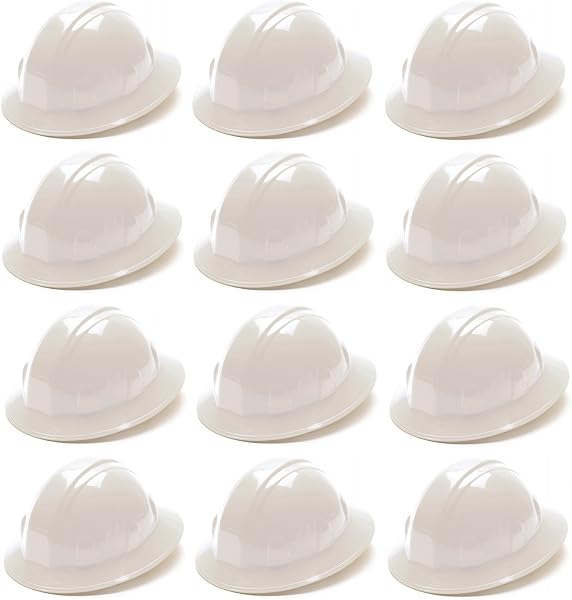Pyramex HP24110 Full Brim Hard Hat 12-Pack