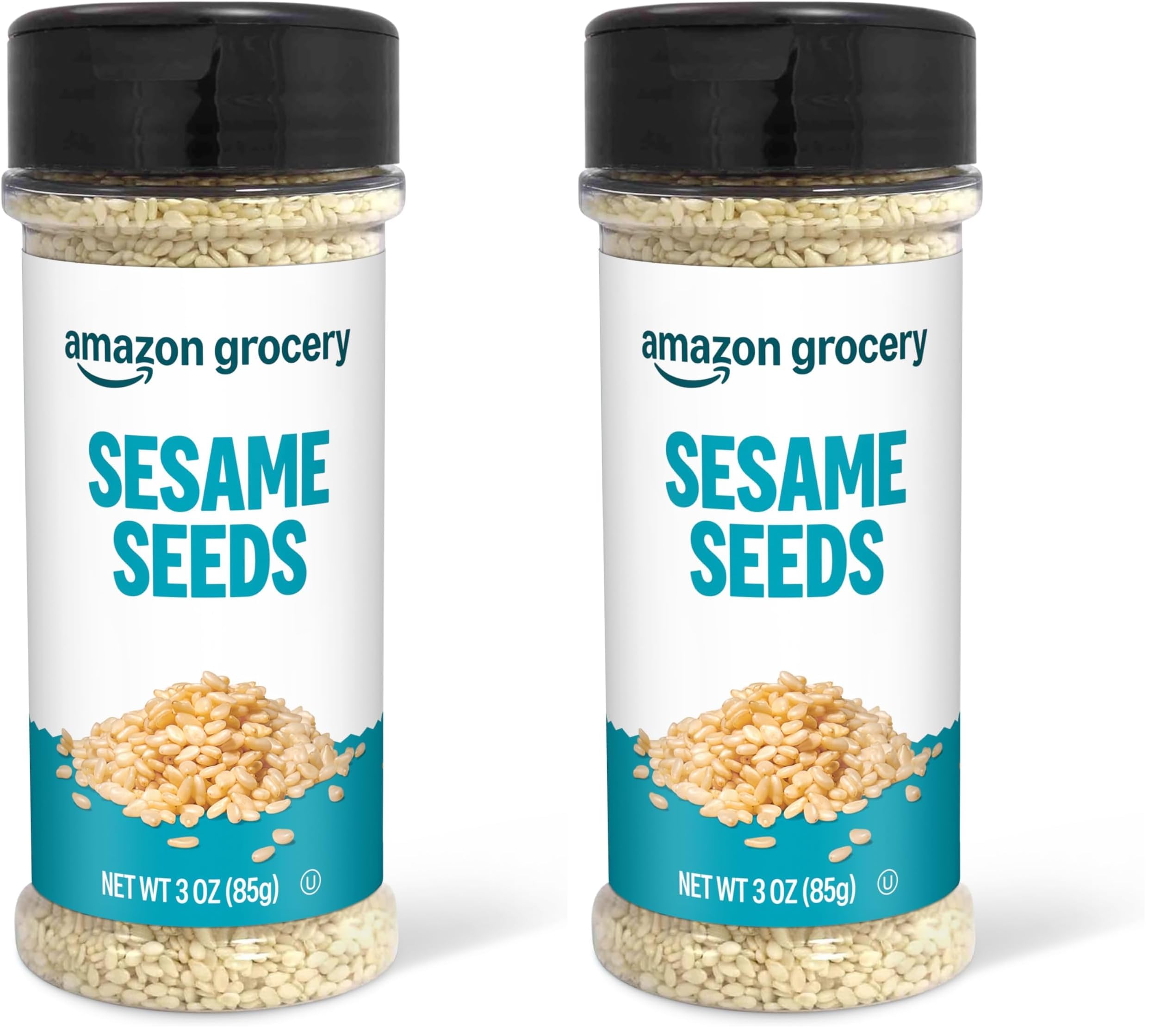 Amazon Grocery, Sesame Seeds, 3 Oz, Pack of 2 (Previously Happy Belly, Packaging May Vary)