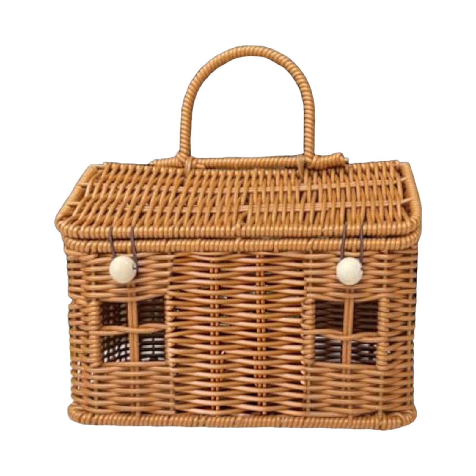 Panier en osier pour le rangement de la salle de bain et du garde-manger au style créatif