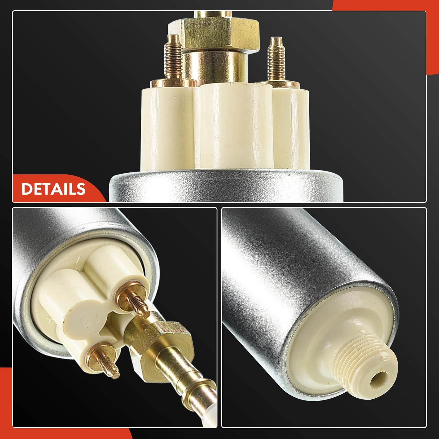 A-Premium High Pressure Frame Mount Electric Fuel Pump Compatible with Ford F-250/350/450/550 Super Duty 1999-2003, Excursion 2000-2003, V8 7.3L Turbo Diesel, Replace# E2236