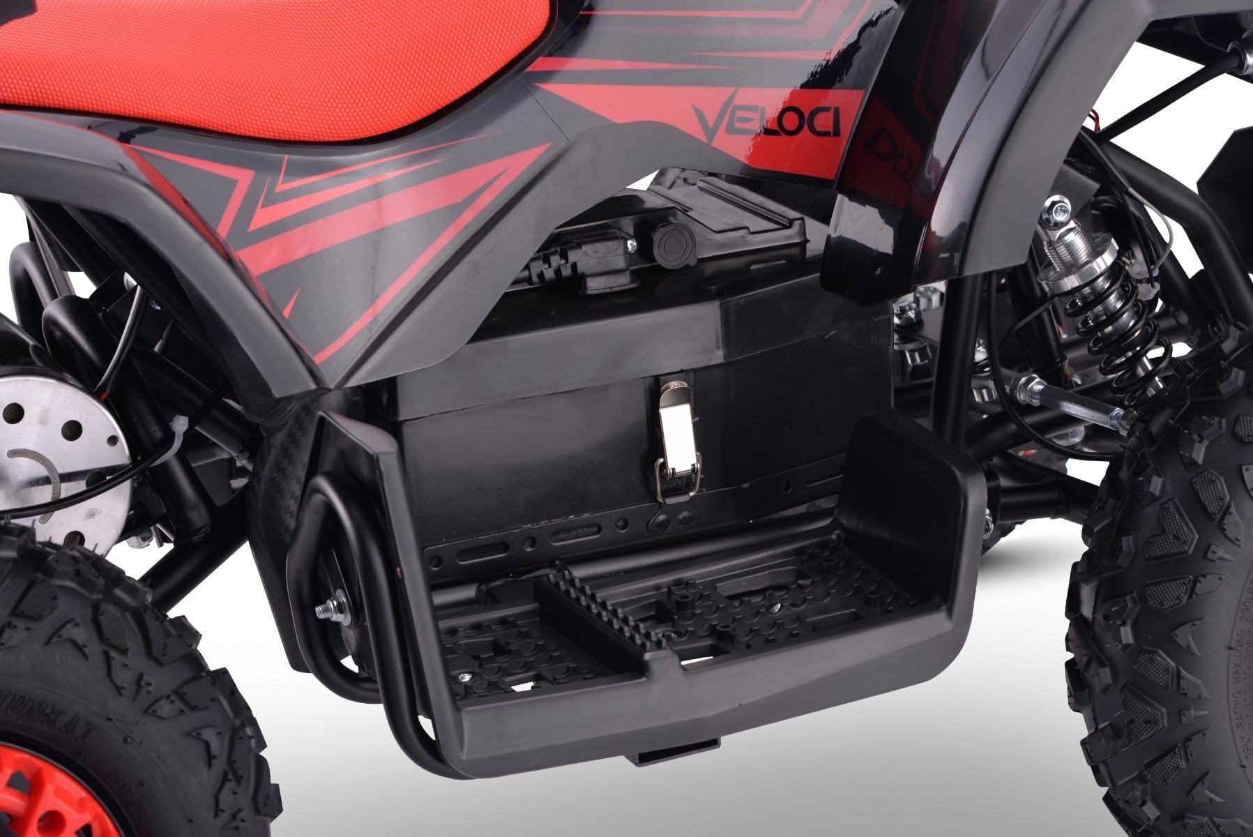 ATV - Mini-Quad pour Enfants Veloci Rouge - 800W 36V à partir de 3 ans