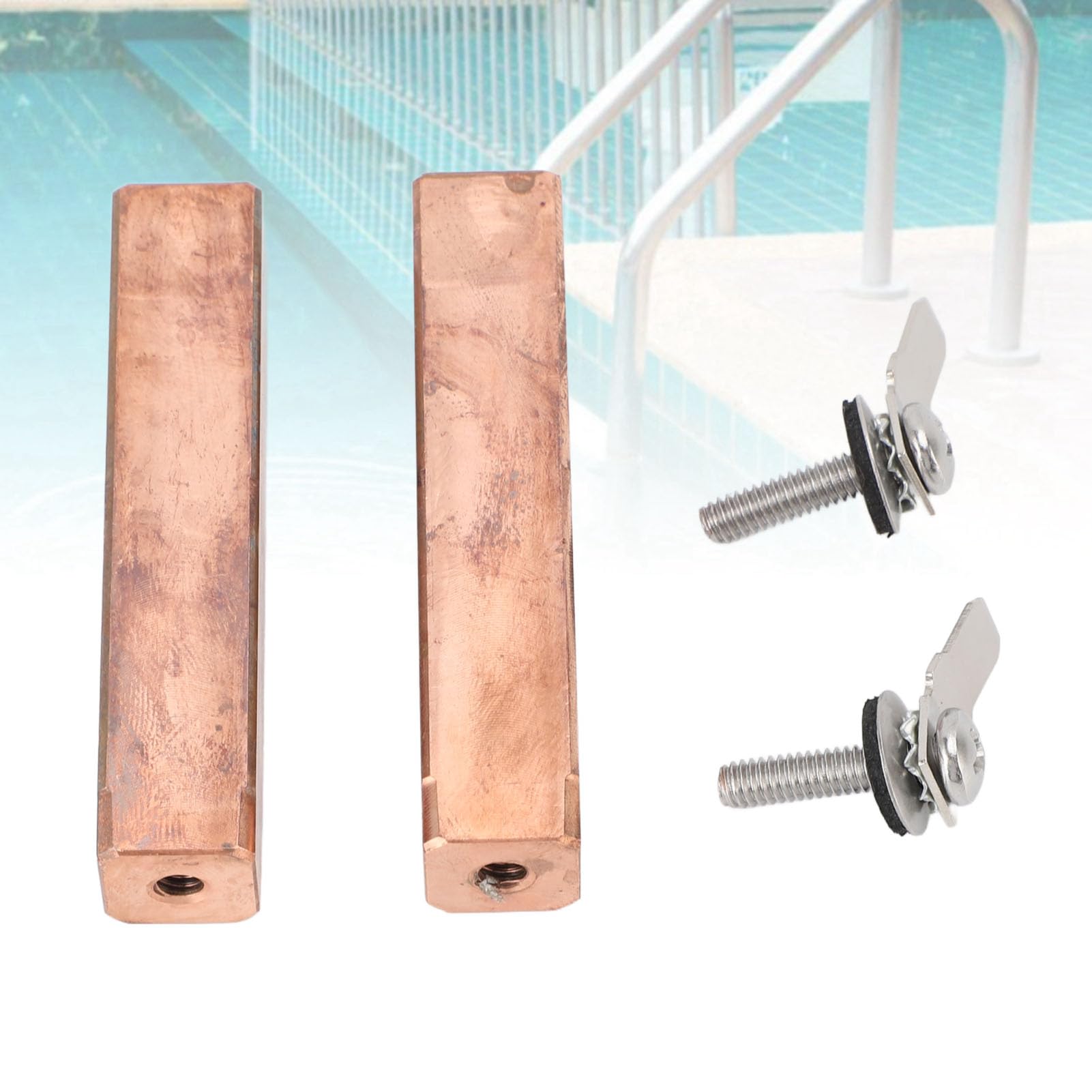 Tbest Electrodos de Cobre para Piscina, Diseño de Ionización Efectivo