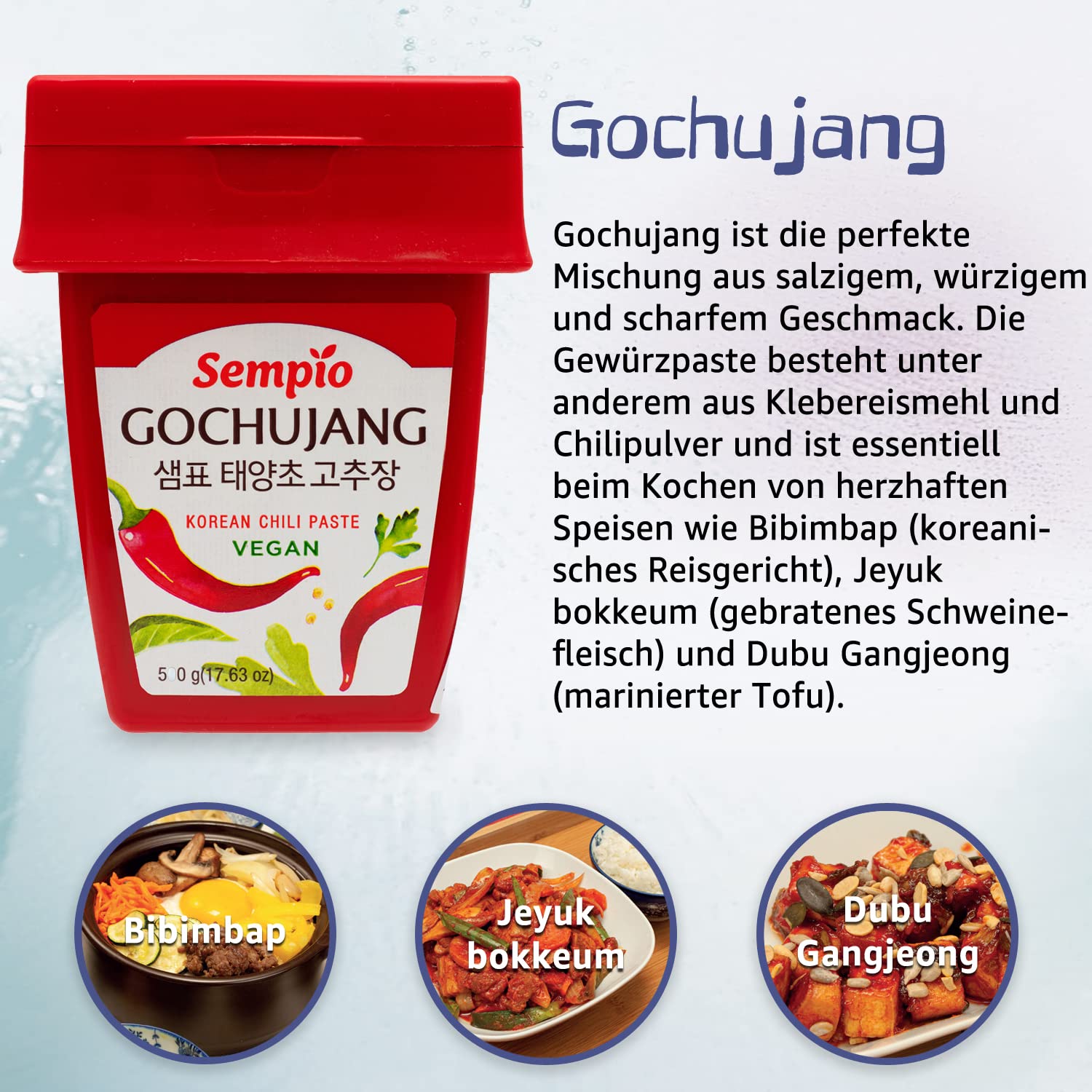 Dosirak Korea Kochbox mit 25 koreanischen Rezepten - Mit Grundzutaten, Videoanleitungen und bebilderten Kochrezepten zum Nachkochen - Besondere Geschenkbox für Kochanfänger und Profis