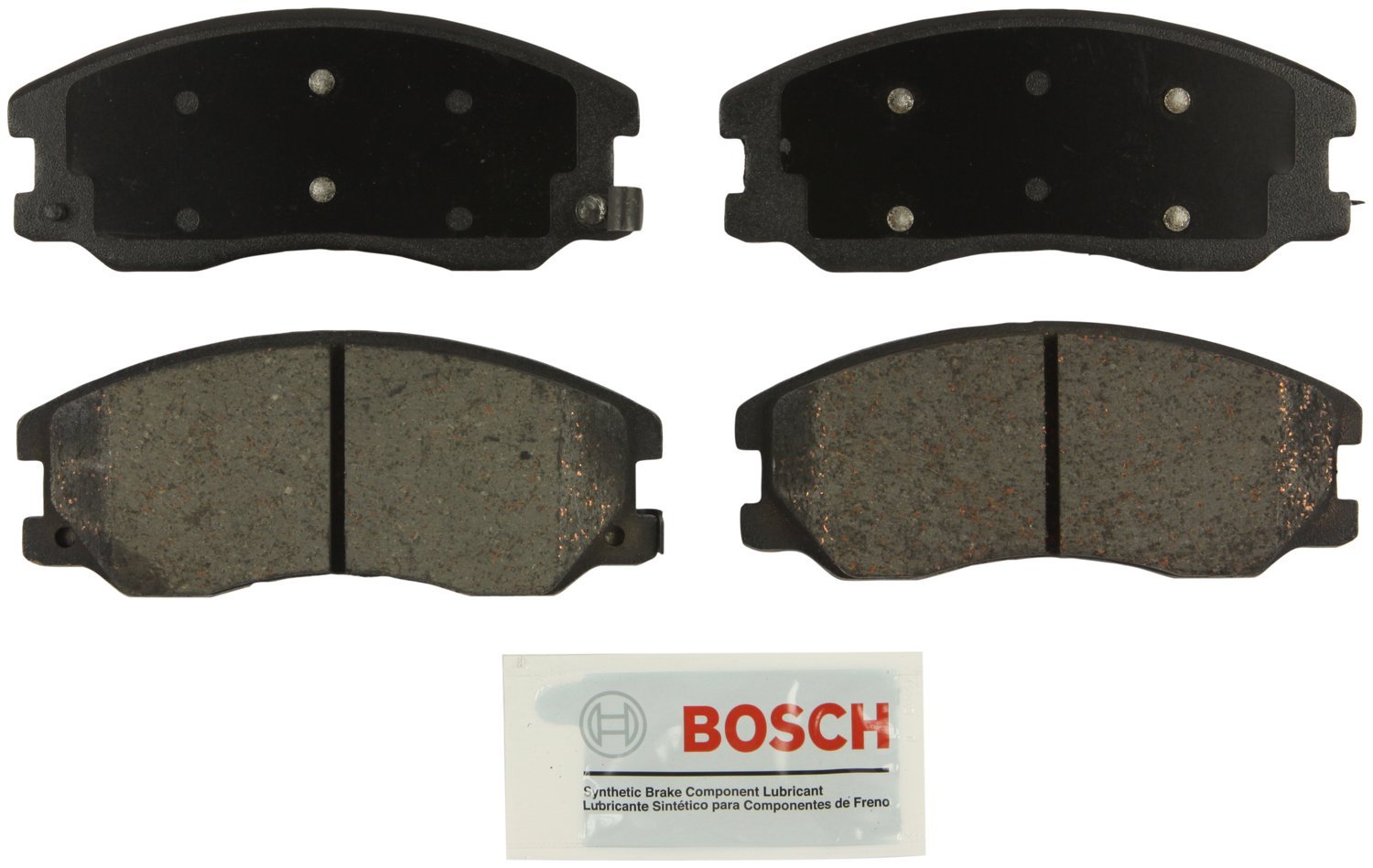 Bosch BE1324H Blue Disc Brake Pad Set with Hardware - FRONT — view 111