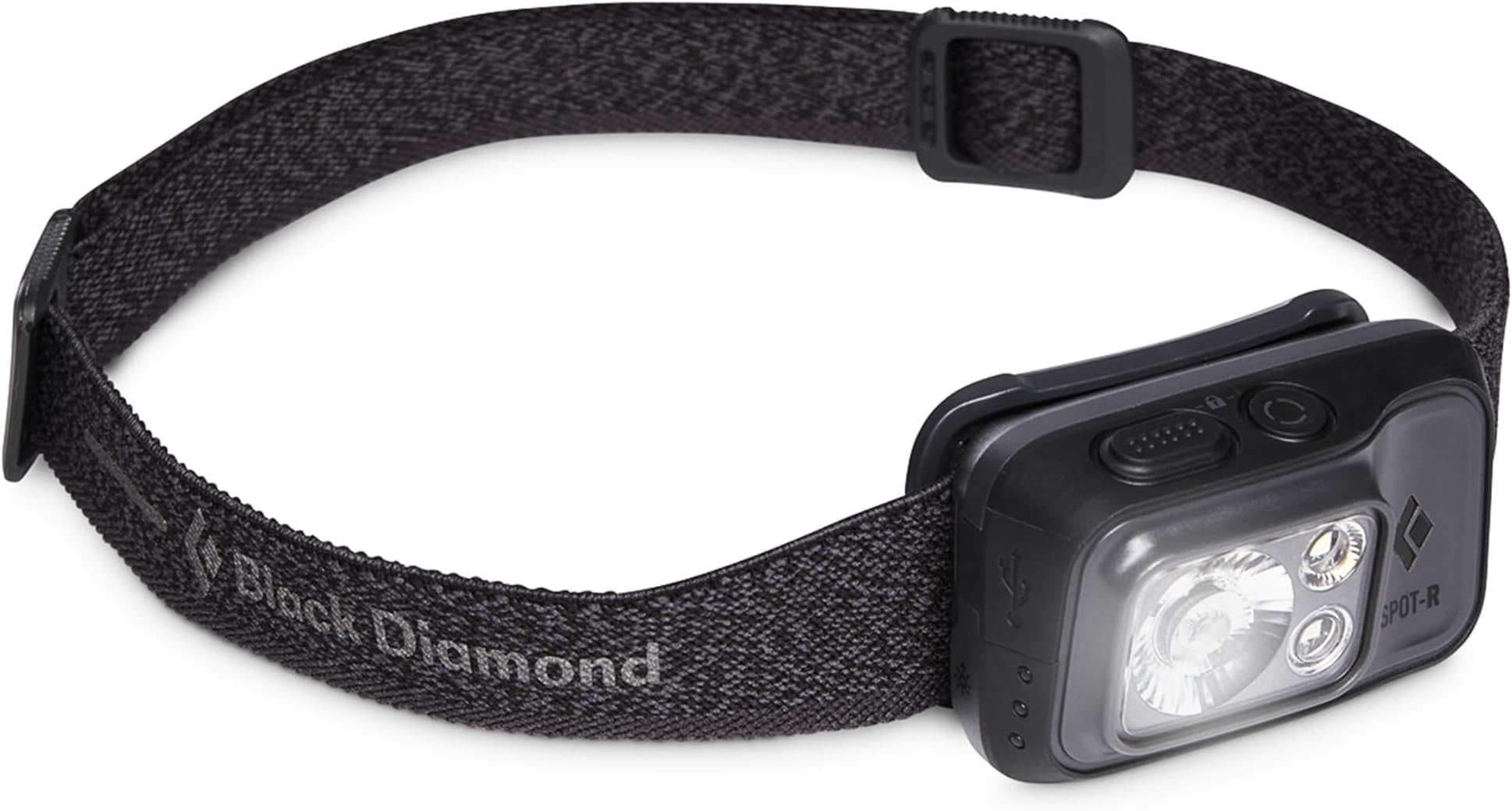 Spot 400-R Rechargeable Headlamp | 400 Lumens, Dimmable | Micro-USB Charging | Waterproof & Compact | Camping, Hiking, Running | Graphite