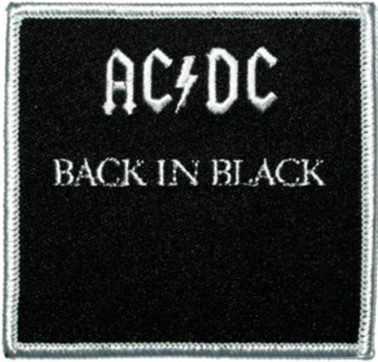 Amazon.com: Application AC/DC Back In Black Patch : Arts, Crafts & Sewing