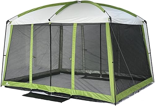 Tienda de campaña con mosquitera, 11 x 9 x 80 pulgadas, refugio al aire libre para 3 estaciones, ventanas de malla para camping, picnic o playa
